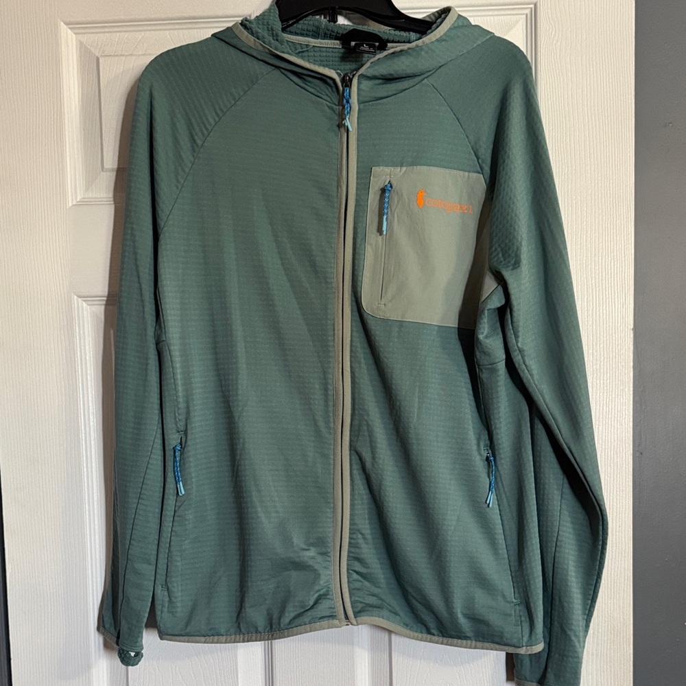 Cotopaxi Teal Performance Jacket with Orange Acce… - image 1